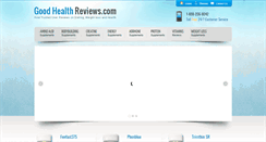 Desktop Screenshot of goodhealthreviews.com
